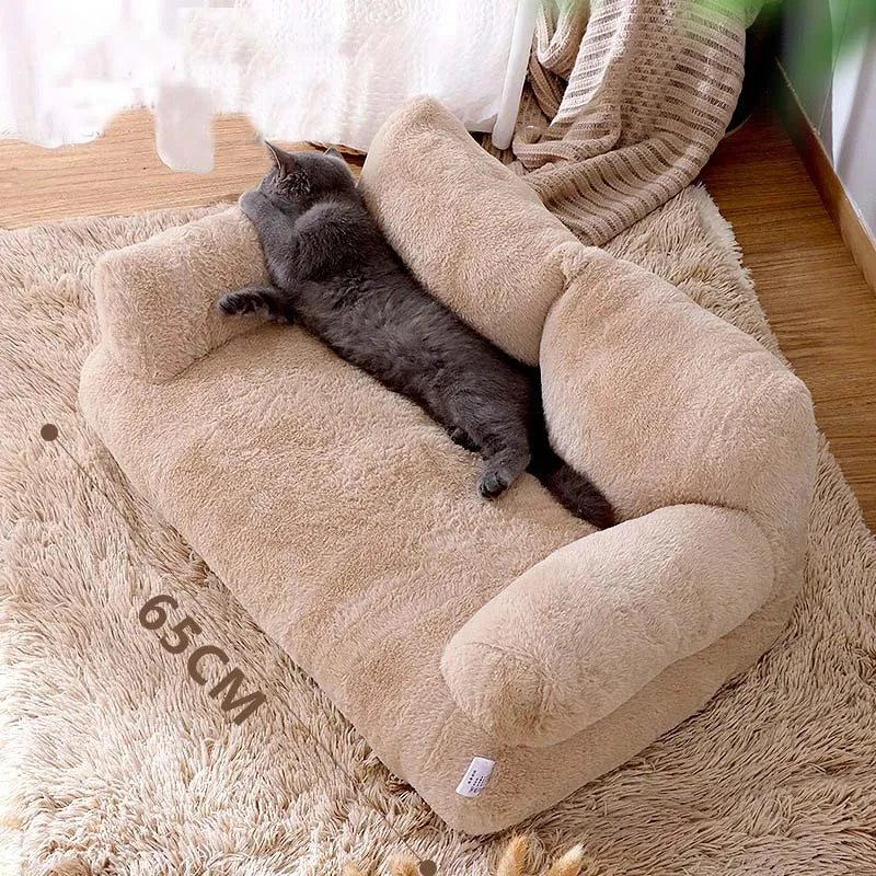 Cozy Plush Pet Nest Sofa