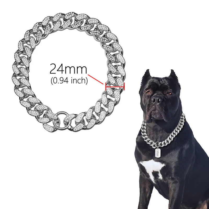 Stylish Thick Gold Chain Collar