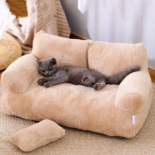 Cozy Plush Pet Nest Sofa