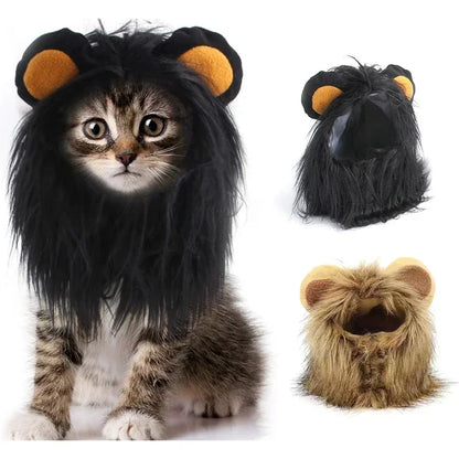 Lion Mane Cat Costume Hat