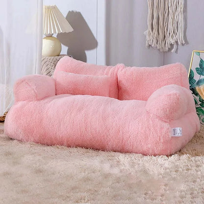 Cozy Plush Pet Nest Sofa