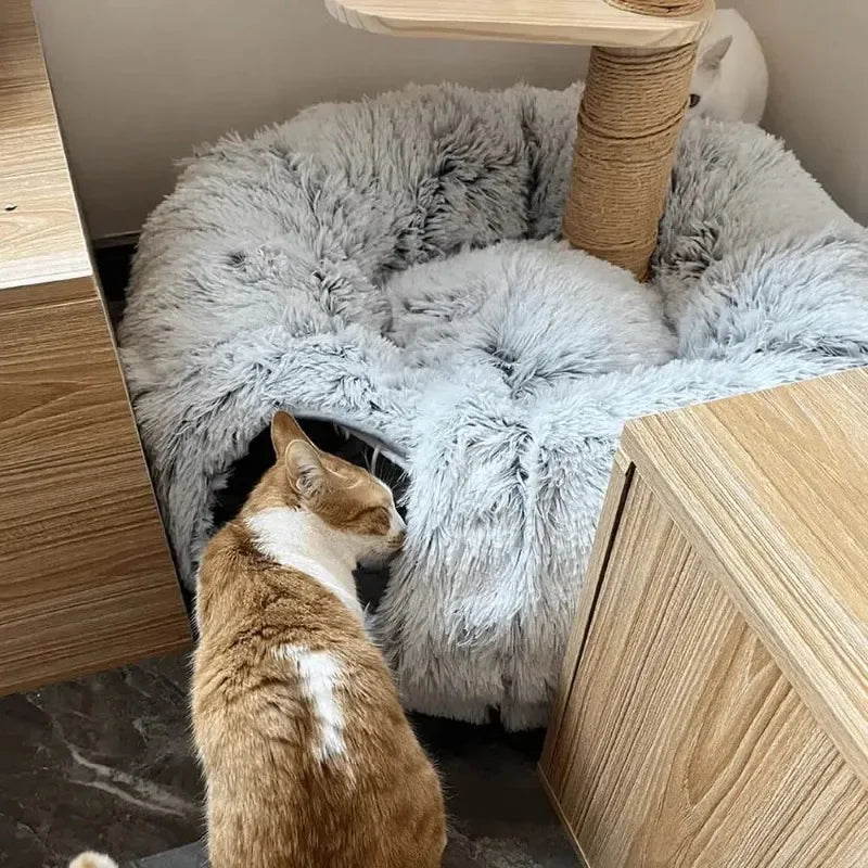 Cozy Tunnel Cat Bed Playground