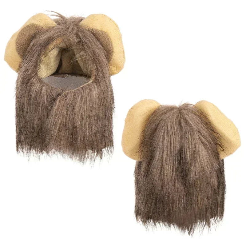 Lion Mane Cat Costume Hat