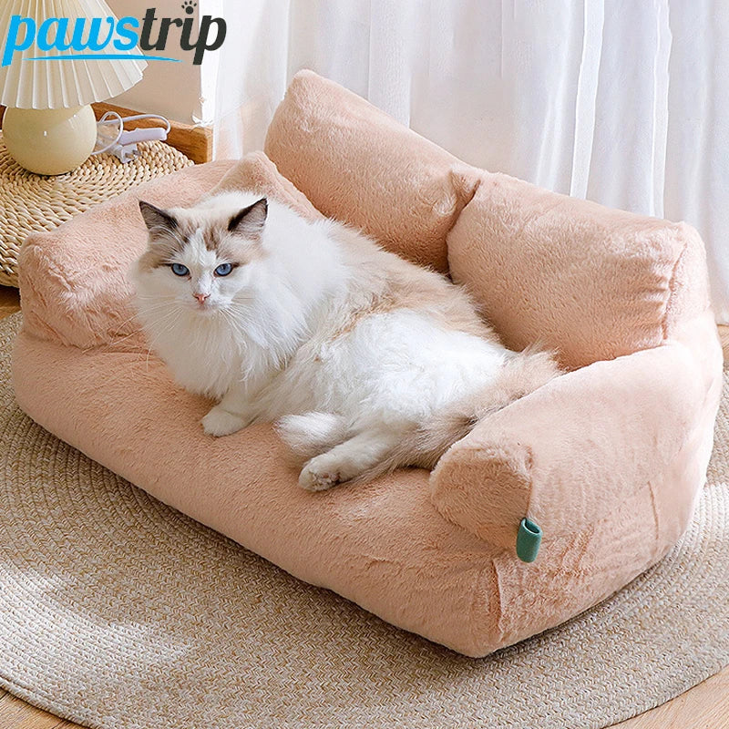 Cozy Plush Pet Nest Sofa